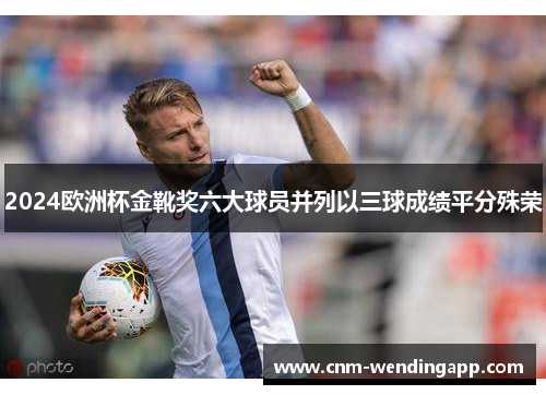 2024欧洲杯金靴奖六大球员并列以三球成绩平分殊荣